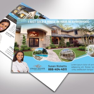 example postcard ad