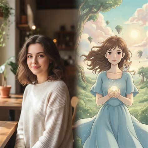 Style Ghibli, make your painting more special, one to remember.